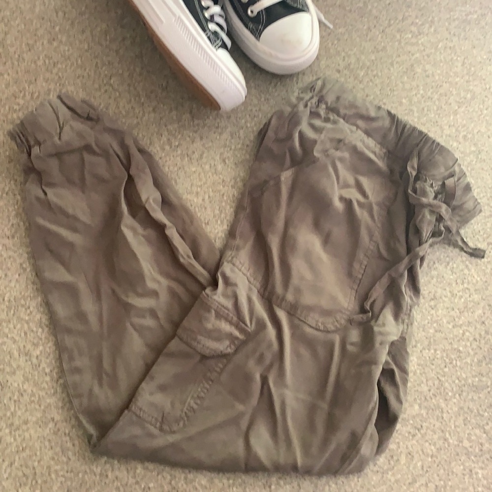Olive green joggers